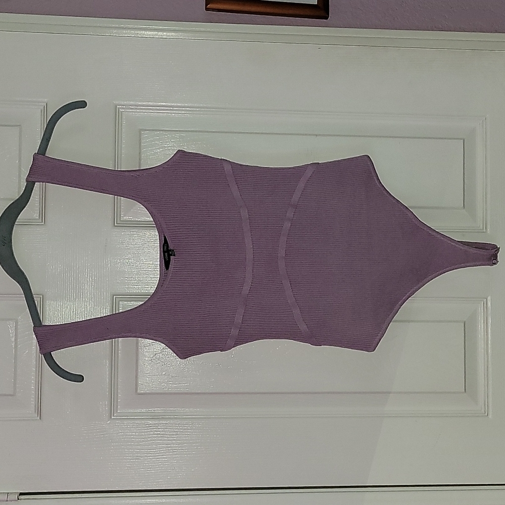Lavender body suit